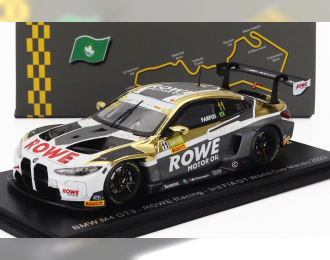 BMW 4-series M4 Gt3 Team Rowe Racing №11 3rd Fia Gt World Cup Macau (2023) August Farfus, White Black Gold