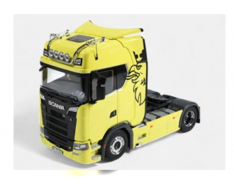 SCANIA S730 V8 Tractor Truck 2-assi With Vabis Logo (2017), Yellow