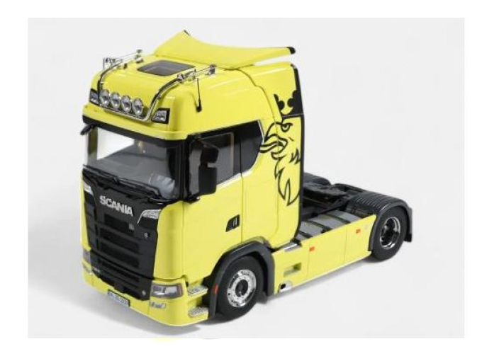 SCANIA S730 V8 Tractor Truck 2-assi With Vabis Logo (2017), Yellow