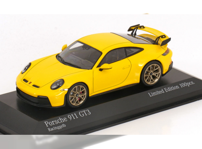 PORSCHE 911 GT3 (2020), yellow