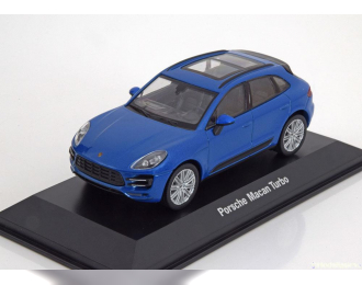 PORSCHE Macan Turbo (2015), blue metallic