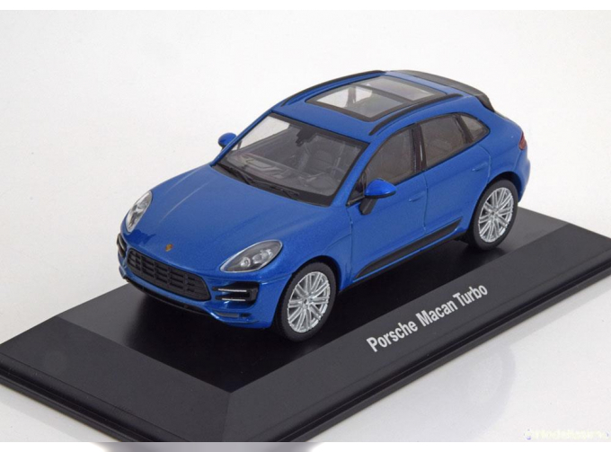 PORSCHE Macan Turbo (2015), blue metallic