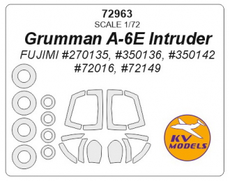 Маска окрасочная для Grumman A-6E Intruder (FUJIMI)