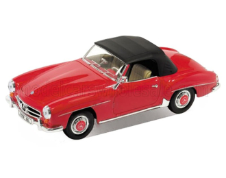 MERCEDES-BENZ SL-CLASS 190SL Spider Cabriolet Soft-Top Closed (1957), red