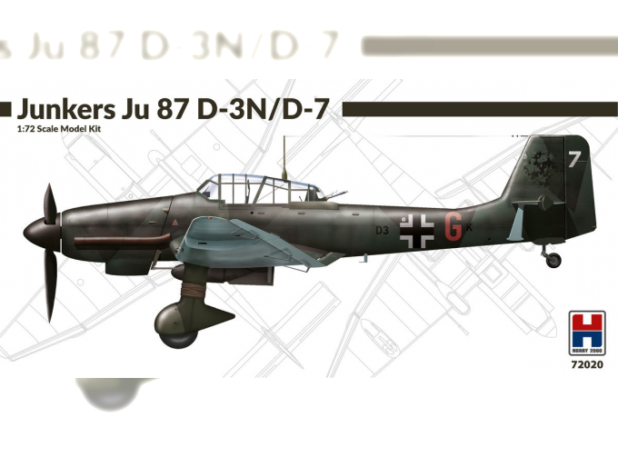 Сборная модель Самолет Junkers Ju-87 D-3 N / D-7