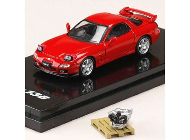 Mazda RX-7 (FD3S) Type RS with Engine Display Model, vintage red