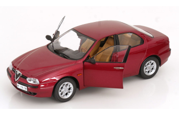 ALFA ROMEO 156 2.5 V6 24v (1997) – Beige Interior, Rosso Proteo Met Red