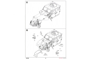 Сборная модель M1278 Heavy Guns Carrier - General Purpose (JLTV-GP)