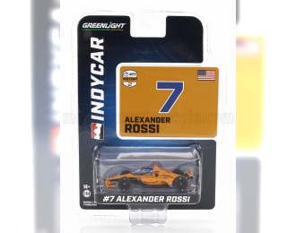 McLAREN Team Arrow Mclaren Sp №7 Indy 500 Indycar Series (2023) Alexander Rossi, Light Blue Orange