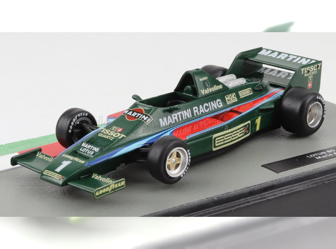 LOTUS F1 80 Team Martini Racing N1 Season (1979) Mario Andretti, Green