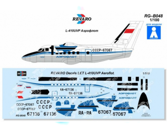 Декаль L-410UVP Аэрофлот