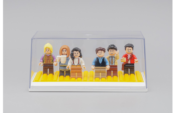 Подиум белый + LEGO желтый