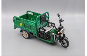 Трицикл электро (China POST), зелёный, 24 см