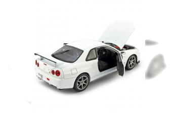 NISSAN GT-R R34, white