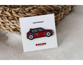 Значок Pin Lancia Delta *Tribute to Martini Livery*, red