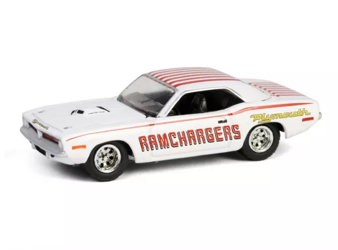 PLYMOUTH Hemi ‘Cuda "Ramchargers" (1970), White/Red