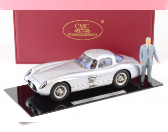 MERCEDES-BENZ 300 SLR Coupé, 1955, including figurine and acrylic base plate with engraved plaque