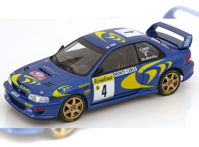 SUBARU Impreza 22B №4 Rally Monte Carlo, Liatti/Pons (1997)