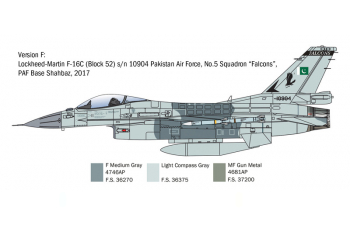 Сборная модель F-16C FIGHTING FALCON