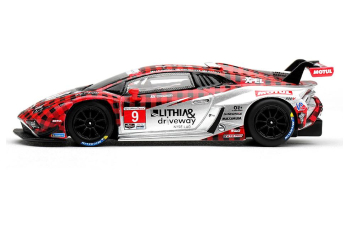 Lamborghini Huracan GT3 EVO2 #9 Pfaff Motorsports Weathertech GTD Pro (2025), red / silver