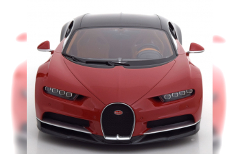 BUGATTI Chiron, rot/schwarz