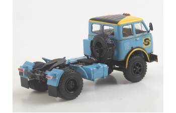 МАЗ-5429 SovTransavto седельный тягач, голубой / желтый