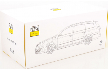 VOLKSWAGEN Passat R36 Variant (2008-2021), red