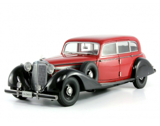 MERCEDES-BENZ 770 Limousine с фигурками (1938), cherry / black