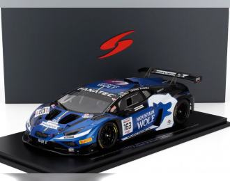 LAMBORGHINI Huracan Gt3 Evo2 5.2l V10 Team Grt Grasser Racing №163 Pole Position 24h Spa (2024) Franck Perera - Marco Mapelli - Jordan Pepper, Blue White