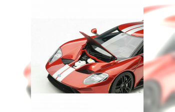 Ford GT - 2017 (red with silver stripes)