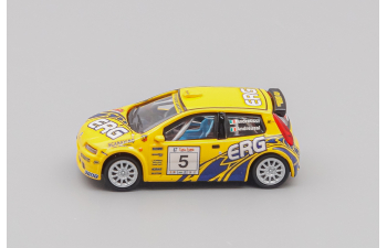FIAT Punto Abarth Super 1600 Evo "5 Andreucci/Andreussi", yellow / blue / white