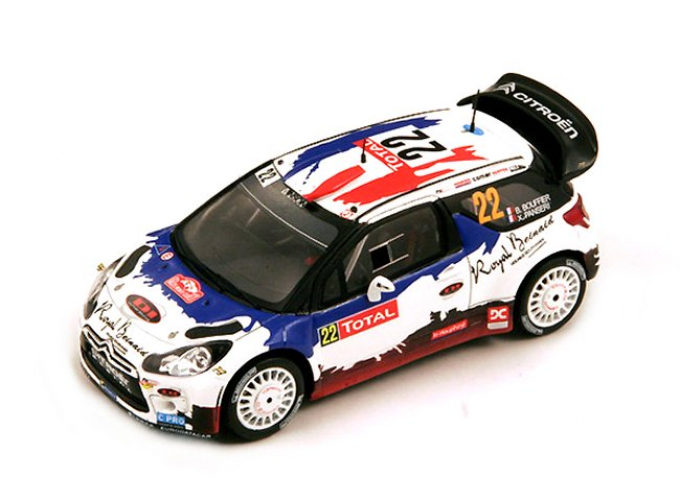 CITROEN DS3 WRC 22 - 5th Rallye de Monte Carlo 2013 B. Bouffier – X. Panseri, white