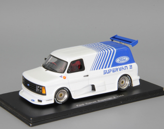 FORD Transit Supervan 2 (1984), white / blue