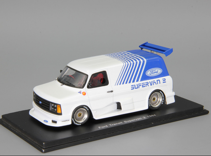 FORD Transit Supervan 2 (1984), white / blue