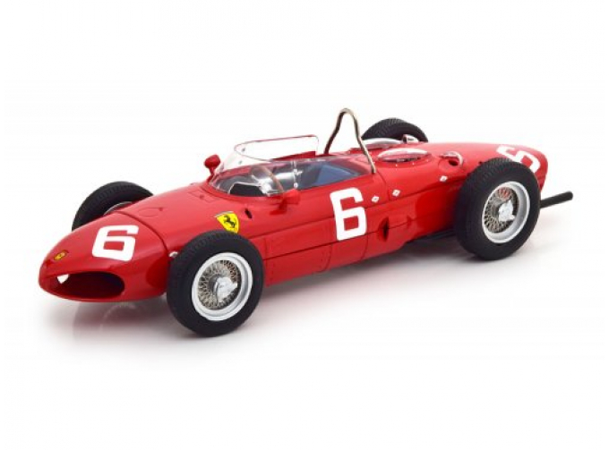 FERRARI 156 Sharknose #6 Ginther GP Belgium 1961, red