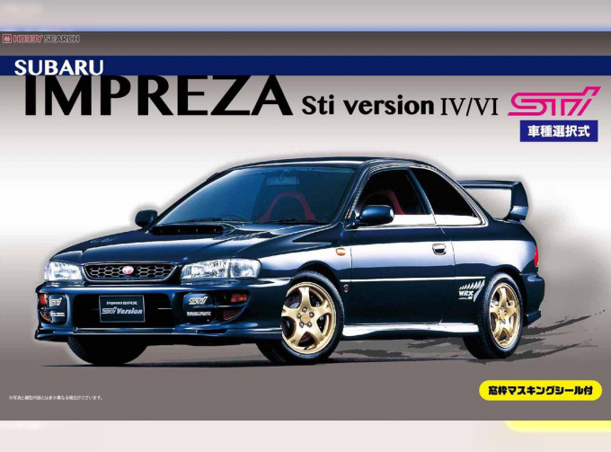 Сборная модель Subaru Impreza STI