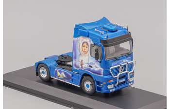 MERCEDES BENZ Actros 1851 Mp1 Tractor Truck 2-assi (1998) - Eskimo Arctic Airbrush, blue