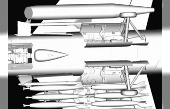 Сборная модель Самолет A-7D Сorsair II