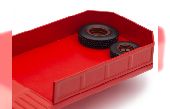 BERLIET TR 280 седельный тягач с полуприцепом (Трал), красный