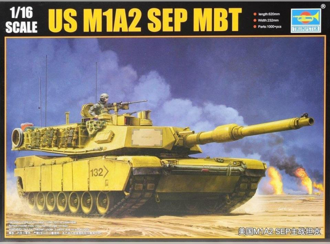 Сборная модель US M1A2 SEP MBT