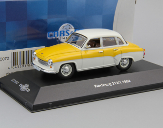 WARTBURG 312 (1964), yellow / white