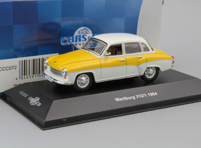 WARTBURG 312 (1964), yellow / white