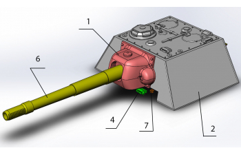 Сборная модель Тяжелая САУ У-18