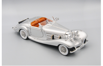 MERCEDES-BENZ 500K, серебристый 22 см