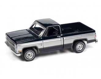 CHEVROLET Silverado 10 (1982), dark blue / silver