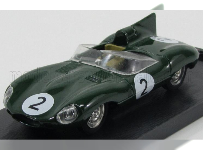 JAGUAR D-type N 2 24h Le Mans 1956 Paul Frere, Green