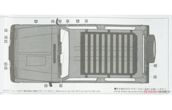 Сборная модель SUZUKI JIMNY (JA11-5) w/ROOF CARRIER (с багажником на крыше) (Limited Edition)