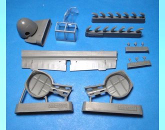 Fw 190A-3 Fw 190A-4 Wheel Wells and Wheels Set for Tamiya