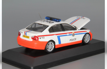 BMW 3-Series Police Luxemburg (2005), white