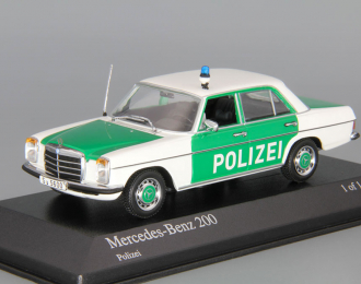 MERCEDES-BENZ 200 Polizei (W114/115), white / green